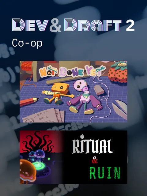 Co-op games at Dev & Draft Season 2